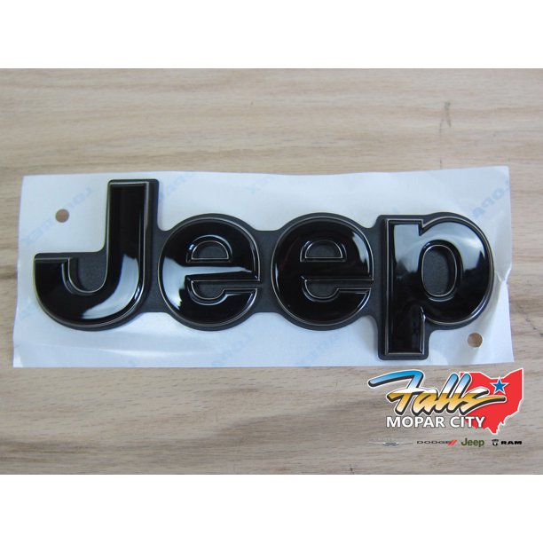Jeep Grand Cherokee TrackHawk Rear Liftgate Nameplate Emblem Decal