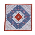 thumbnail image 2 of bar III Mens Flamingo Pocket Square, Blue, One Size, 2 of 2