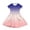 Pink(Gradient), variant on CCRFTGI Dresses for Children Girls Size 10-12 Casual Short Sleeve Summer A Line Skater Dress Cute Gradient Dresses Party Girls Fashion Light Green 5-6 Years