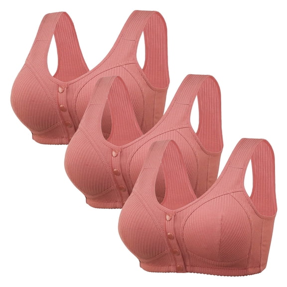 Sports Bra High Support Bras For Women Adjustable Strap Full Coverage Up Bras Comfortable No Underwire Wireless Bras,Brown Women'S Nylon Underwear 44