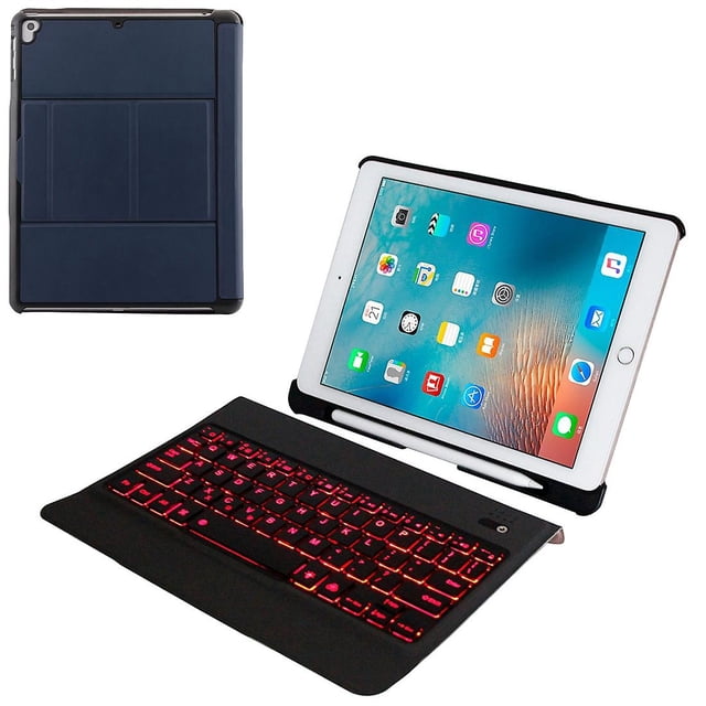 Compatible T-201D Bluetooth Keyboard + Lambskin Texture Leather Case High quality Gift