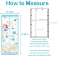 thumbnail image 2 of Minzimin Door Mesh Screen with Magnet, Fly Hanging Temporary Magic Patio Heavy Duty Front Back Screen Magnetic Closure, Portable French Net for Door to Keep Bugs Out Doorway Curtain 35x83 in, 2 of 7