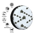thumbnail image 4 of Naloa Sea Turtle PVC Leather Spare Tire Wheel Cover for Car Truck SUV Camper Trailer Universal Fit many size16 inch, 4 of 6