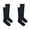 2 Pairs Black, variant on Y2Y2 Knee High 10-15 mmHg Walk Graduated Compression Socks 2-Pack Men's Black, Shoe size 7-12