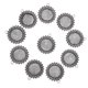 thumbnail image 1 of 10 / Paquete Colgantes de Bisel de Filigrana de Plata Antigua Cabujón Base Ajuste 3 jinwen colgantes de bisel de cabujón, 1 of 8
