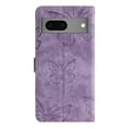 thumbnail image 2 of Compatible with Google Pixel 7 Embossed Butterfly Case with Wallet and Kickstand Cover, 2 of 5