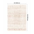 thumbnail image 3 of Alfombra VEVOR, lavable, 180 x 270 cm, antideslizante, color beige suave, 3 of 9