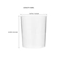 thumbnail image 2 of FELTECHELECTR 50Pcs Clear Plastic Measuring Cups Set Unbreakable with Accurate Ml Markings for Kitchen Use, 2 of 8