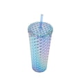 thumbnail image 2 of Mainstays plastic 26 ounce Luster Sipper Tumbler, Blue, 2 of 3
