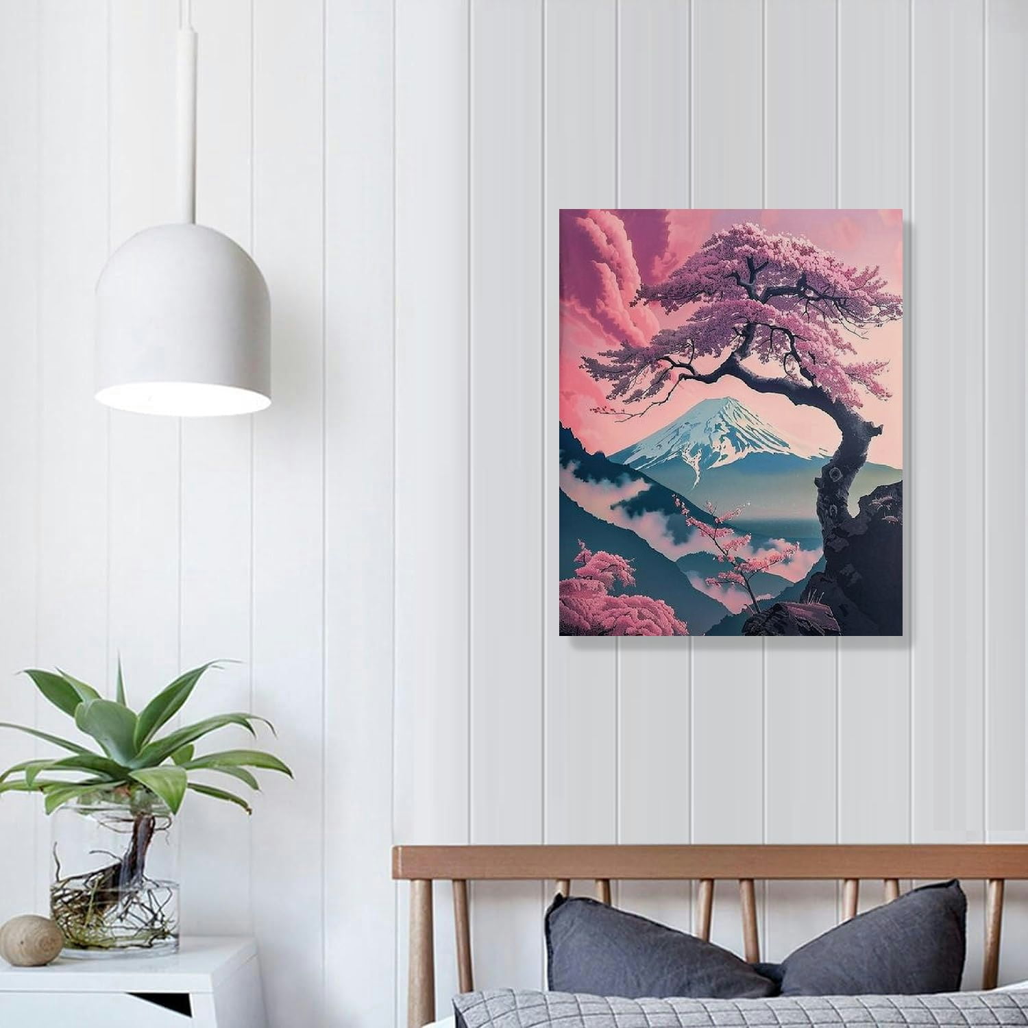 MuchoWow Canvas Schilderij 120x80 Cm - Tokyo Japan Fiets Kamer Decoratie Woonkamer Kunst