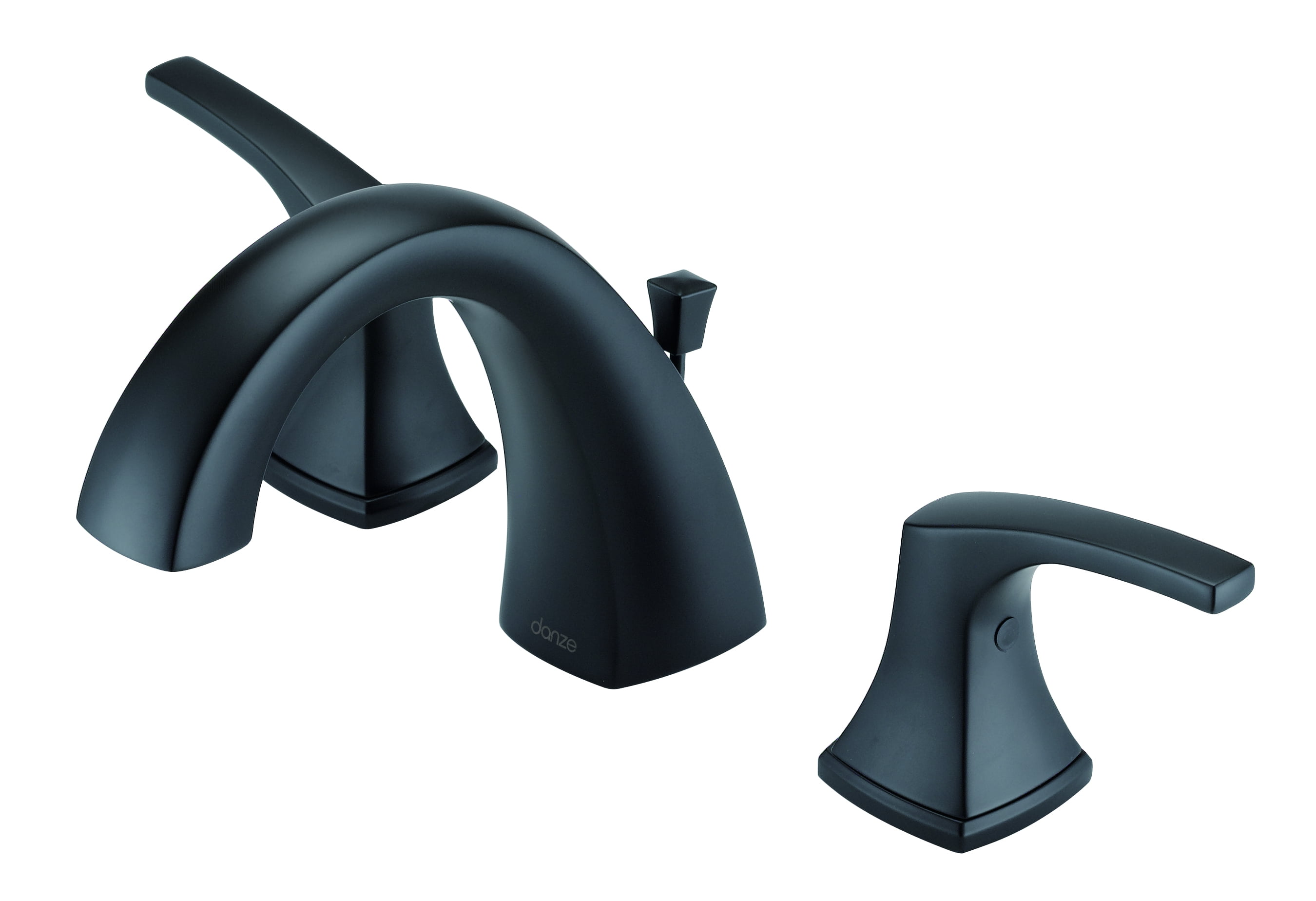 Danze Vaughn Widespread Bathroom Faucet, Satin Black