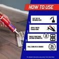 thumbnail image 2 of Loctite Power Grab Express Heavy Duty Construction Adhesive, Versatile Construction Glue for Wood, Wall, Tile, Foam Board & More - 9 fl oz Cartridge, Pack of 6, 2 of 7