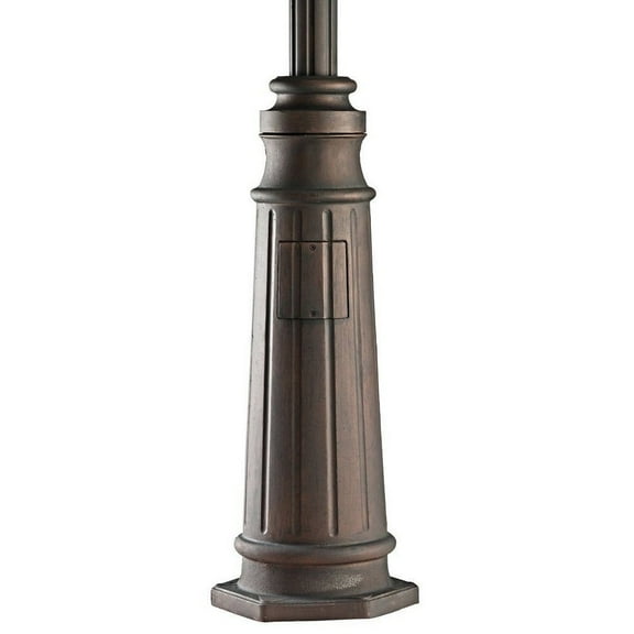 Kichler 9542 96" Cast Aluminum Post - Black