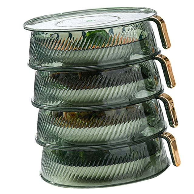 Cubierta para alimentos con aislamiento verde transparente NikouMX 7,5 cm