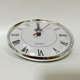 thumbnail image 5 of 5.2 Inch (130 mm) Silver Quartz Clock Insert with Roman Numeral and Quartz Movement, 5 of 8