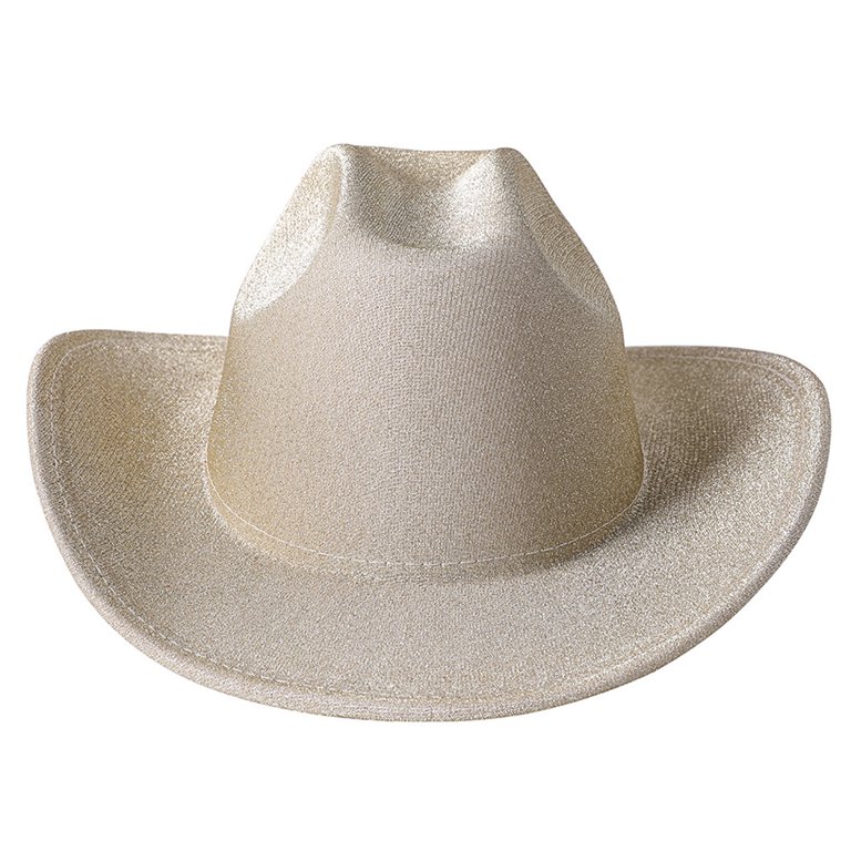 Western Cowboy Wide Brim Hat for Men Women Sparkly Cowgirl  display picture 3