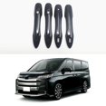thumbnail image 4 of Yeacher For Toyota Voxy Noah R90 21-22 Bright Black Car Exterior Handles Trim, 4 of 5