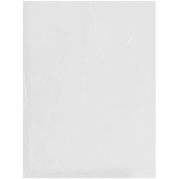 Plymor 15" x 20" (Pack of 100), 1.25 Mil Flat Open Clear Plastic Poly Bags