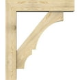 thumbnail image 3 of Ekena Millwork 8"W x 38"D x 44"H Balboa Block Rough Sawn Bracket w/ Offset Brace, Douglas Fir, 3 of 25