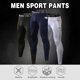 thumbnail image 2 of Pantalones deportivos para hombres, forro polar, cálidos, ajustados, elásticos, que absorben la humedad, con bolsillo, para correr y hacer ejercicio., 2 of 6