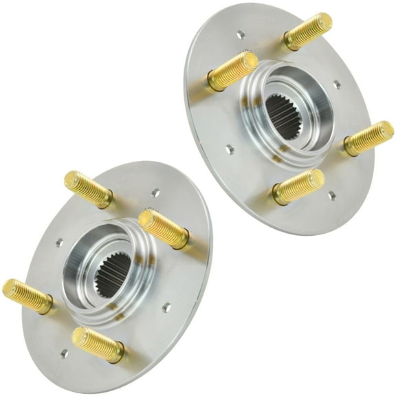 TRQ Front Wheel Hub 4 Lug Driver & Passenger Pair Set Kit for Honda Fit Insight BHA52994