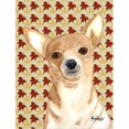 thumbnail image 1 of Chihuahua Automne Feuilles Drapeau Jardin Taille, 1 of 1