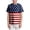 Navy, variant on YDFCWXW Big Kids Tie Dye Shirt for Boys Girls Short Sleeve Hippie Tshirt Senior Tee (Blue, 6-7 Years)