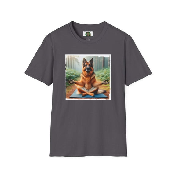 Zen German Shepherd Unisex Softstyle T-Shirt