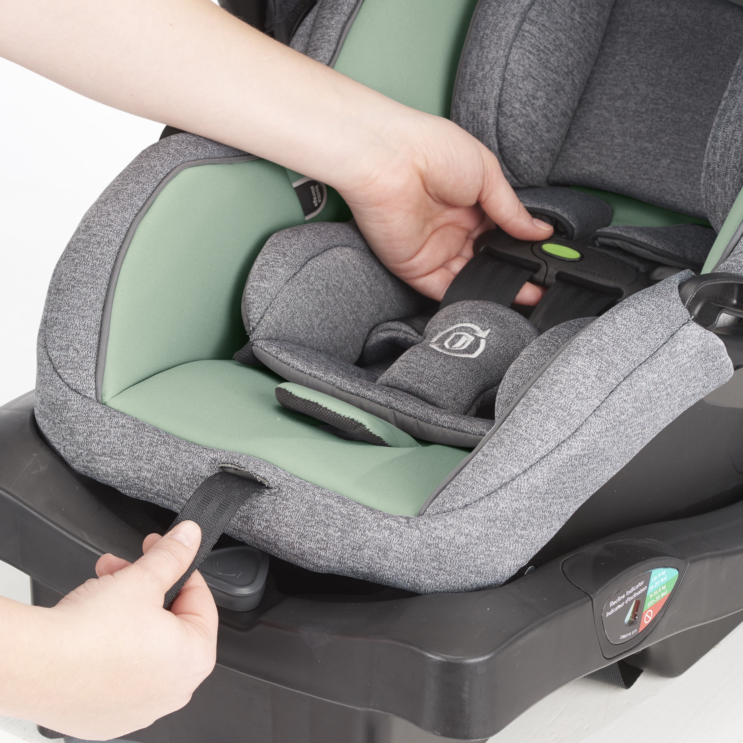 Evenflo Advanced Sensorsafe Litemax Infant Car Seat Raven