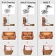 thumbnail image 5 of 4pcs Inset Cabinet Hinge Frameless Concealed Door Hinges Soft Closing Four-Hole Mounting Plate Finish（2 Pairs）, 5 of 5