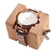 thumbnail image 4 of Caja de reloj de madera profesional, bloque protector, abrazadera de tornillo, herramienta de reparación de relojero, 4 of 5