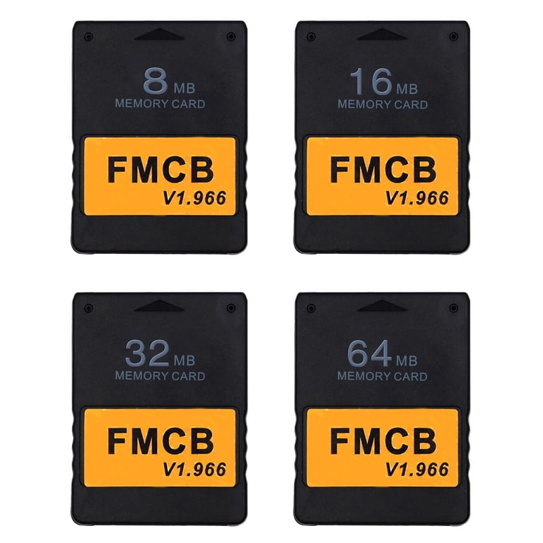 JUNTEX FreeMcBoot Memory Card Compatible with PS2, Retro Gaming