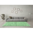 thumbnail image 3 of Ahgly Company Indoor Round Oriental Emerald Green Industrial Area Rugs, 4' Round, 3 of 4