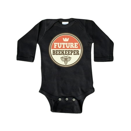 

Inktastic Future Beekeeper Honeybee Beekeeping Gift Baby Boy or Baby Girl Long Sleeve Bodysuit