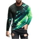 thumbnail image 1 of Blusas y camisas de manga larga y cuello redondo para hombre, camisetas casuales con estampado de moda y cuello redondo, blusas de licra de manga corta para hombre., 1 of 4