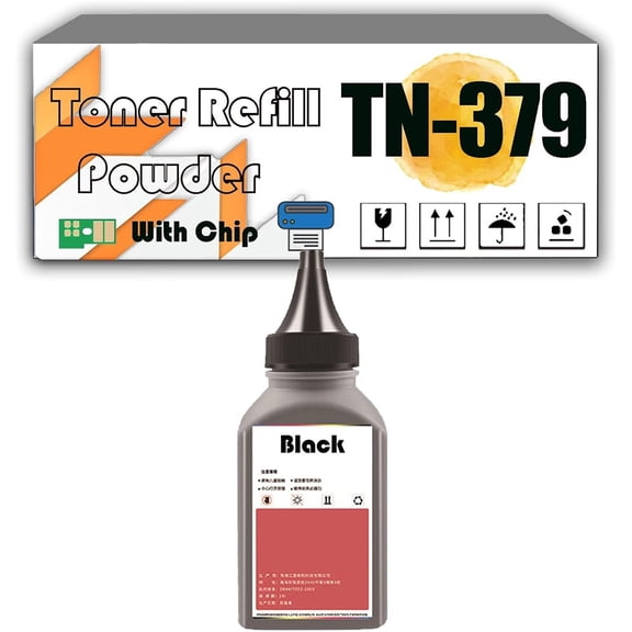 Toner Refill Powder Compatible for Brother TN-379 TN379 Toner Cartridges Replacement for HL-3040CN 3040CW 3070CW 3140CW 3150 3170CDW 3160CDW 3190CD L3230CDW L3270CDW 4150CDN L8250C