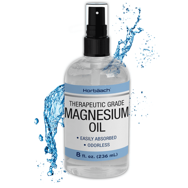 Magnesium Oil Spray 8 oz (Premium Grade) Muscle and Joint Relief by Horbaach