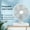 White, variant on sruoe Small Tabletop Fan, Desk Fan, Table Top Fan, Desktop Fan Rechargeable, Bathroom Fan, Clip on Fan, Indoor Fan, Small Desk Fan, Outdoor Fans for Patios Office Fan