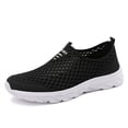 thumbnail image 4 of AUDeals Men's Slip On Sneakers, Lightweight Mesh Walking Shoes with Non Slip Comfort for Summer Fall and Travel, 4 of 7