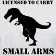 thumbnail image 3 of CafePress - Licensed To Carry Small Arms T Rex Dinosaur T Shir - Men's Classic Graphic T-Shirt, 3 of 4