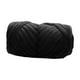 thumbnail image 1 of Hilo grueso, hilo voluminoso, longitud de tejido 40 m, hilo para tejer con brazo, hilo tubular jumbo Negro, 1 of 9