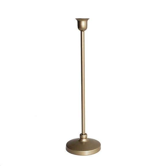 6 Pack: 12.6" Gold Metal Candle Holder by Ashland