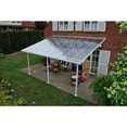 thumbnail image 2 of Palram - Canopia Feria 13' x 20' Polycarbonate/Galvanized Steel Patio Cover - White/Clear, 2 of 11