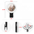 thumbnail image 3 of Ring Light Selfie Ring Light With Mirror Dimmable Beauty Desktop Ring Light, 3 of 4