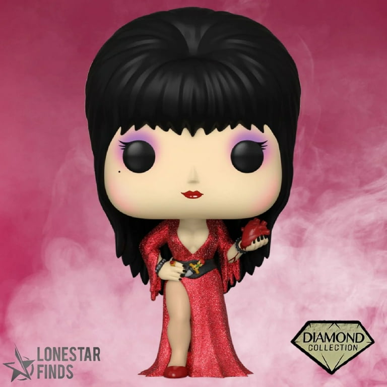 open lace back dress Elvira Autographed Funko Pop