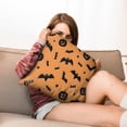 thumbnail image 6 of Halloween Throw Pillow Cases Happy Halloween Ghost Boo Spooky Pillow Cases Throw Cushion Cover Cushion Cases for Home Office Halloween Decoration,20x20 Inch (2Pcs), 6 of 6