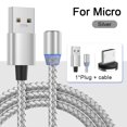 thumbnail image 1 of Cable de carga magnético micro USB 3 en 1 - Iphone Huawei Samsung Xiaomi Gao Jiahui unisex, 1 of 2