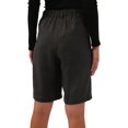 thumbnail image 2 of Amazhiyu Women's 100% Linen Casual Bermuda Summer Lounge Shorts High Waisted, 2 of 6