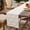 White, variant on Fall Leaf Table Runner with Gold Accents, Polyester Table Decor for Thanksgiving and Dining