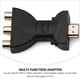 thumbnail image 5 of 1pc to Av convertidor Adaptador de salida de video AV de alta definición negro, 5 of 8